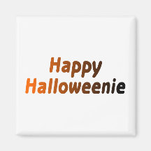Happy Halloweenie Magnet