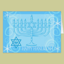 Happy Hanukkah Card cards