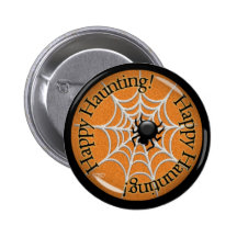 Happy Haunting! Pinback Button