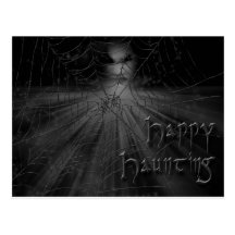 Happy Haunting postcard