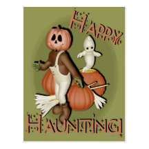 Happy Haunting Postcard