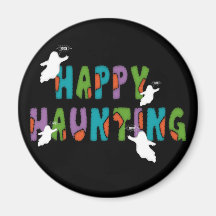 Happy Haunting Refrigerator Magnets