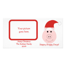 Happy Hoggy Days Photo Christmas Cards Photo Cards