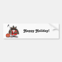 Happy Holiday! - Bumper Sticker