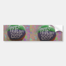 happy holiday bumper stickers