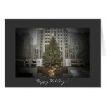 Happy Holidays Card - Rockefeller Centre Tree