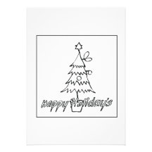 Happy Holidays Invites