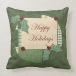Happy Holidays Pillow