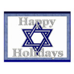 Happy Holidays Star of David Postcards