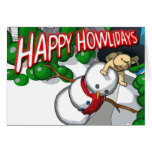 Happy Howlidays Greeting Card