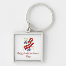 Happy Independence Day Key Chain