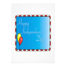 Happy Independence Day Personalized Announcement