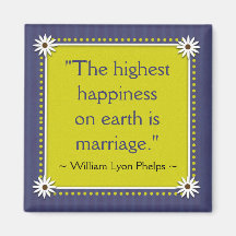 Happy Marriage Quotes Magnet