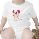 Happy Mexican Axolotl Cartoon T Shirts