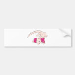 Happy Mexican Axolotl Lizard Cartoon Bumper Sticker