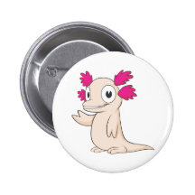 Happy Mexican Mole Lizard Buttons