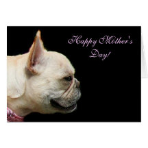 Happy Mother's Day French Bulldog notecard