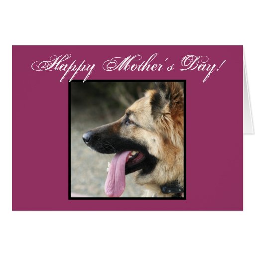 Happy Mother's Day German Shepherd Greeting Card