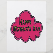Happy Mothers Day Personalized Flyer