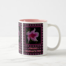HAPPY MOTHER'S DAY PINK FLOWER COFFEE MUG