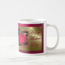 HAPPY MOTHER'S DAY PINK FLOWER MUG