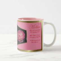 HAPPY MOTHER'S DAY PINK & WHITE ROSE FLOWER MUG