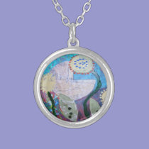 Happy New Baby Collage necklaces
