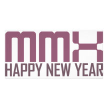 Happy New Year 2010 (MMX) Photo Cards