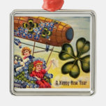 Happy New Year Blimp Ornament