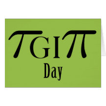 Happy Pi Day card