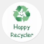 Happy Recycler Sticker
