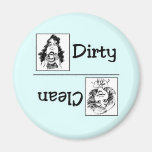 Happy/Sad Clean Dirty Dishwasher Magnet