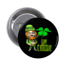 Happy Saint Patricks Day Button