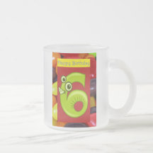 Happy sixth birthday 6th birthday turning six 6 mug