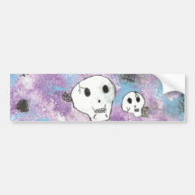 Happy Skulls Bumper Stickers
