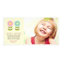 Happy Spring Friendship Custom Photo Card