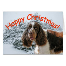 Happy Springer Xmas! Greeting Card