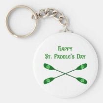 Happy St. Paddle's Kayak keychains