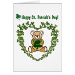 Happy St. Patrick's Day Bear Card