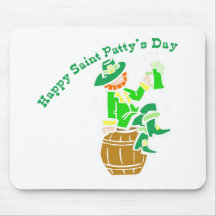 Happy St Patricks Day Mouse Mats
