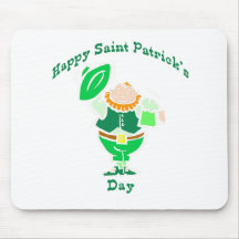 Happy St Patricks Day Mouse Pads