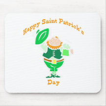 Happy St Patricks Day Mouse Pads