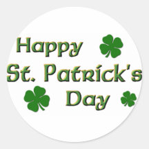 Happy St. Patrick's Day stickers