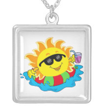 Happy Sun in the Pool Jewelry