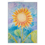 Happy Sunflower Card ~ Blank by Molly Harrison