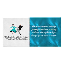 Happy To Be Child Free Custom Photo Card