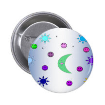 Happy Tote Pinback Buttons