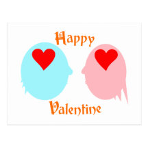Happy Valentine Postkarten