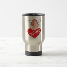 Happy Valentines Day Cupid Mug