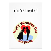 Happy Valentine's Day Gorgeous Personalized Invite